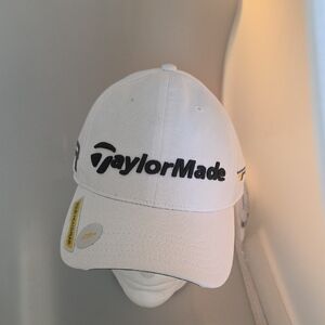TaylorMade RBZ White Cap with Black Embroidered Logo